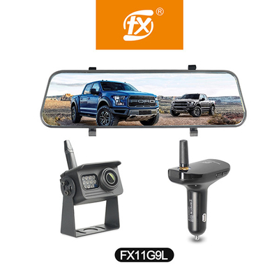 HD 1080P передняя и задняя двойная запись, сенсорный монитор, беспроводная резервная камера для RV, грузовик