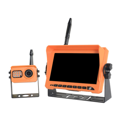 Система монитора цвета камеры 7inch Rearview корабля HD 1080P оранжевая