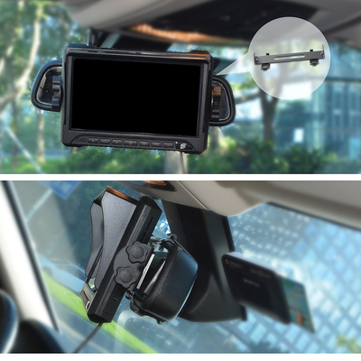 Камера ночного видения автомобиля монитора черноты 7 дюймов водоустойчивая с красной лампой