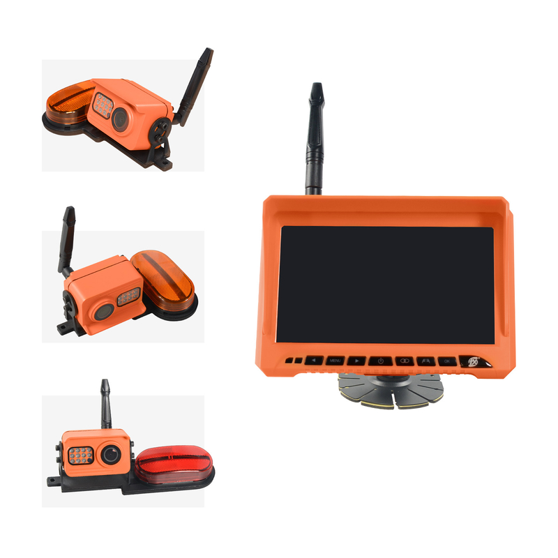Показатель монитора телевизионной камеры DVR IP69K 720P резервный экран 7 IPS дюйма